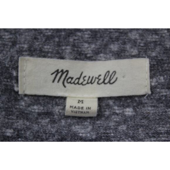 Madewell Women's Song Scoop Bodysuit Stretch Light Heather Gray Size Ms - Picture 3 of 7